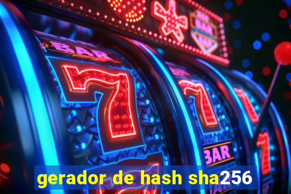 gerador de hash sha256